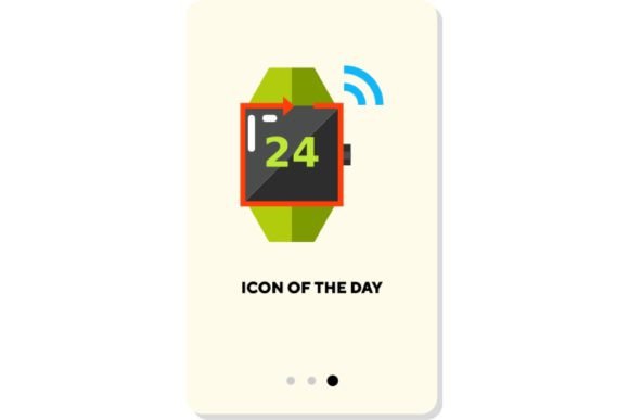 Alarm Flat Icon. Timer Isolated Sign. Wa: Elevating Digital Time Management