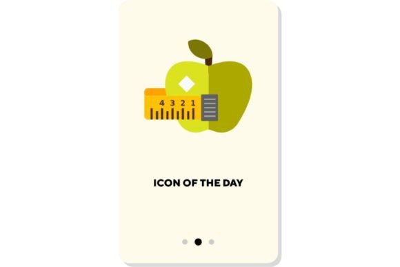 Apples Season Flat Vector Icon: Ripe Design