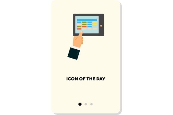 Data Organization Flat Icon. Document Re: Visualizing Clarity in Digital Workflows