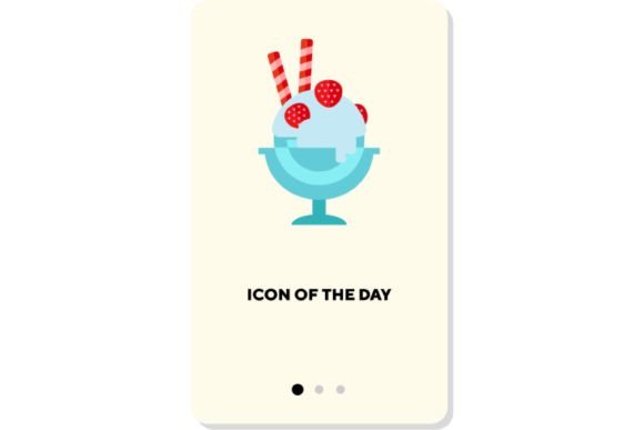 Evaluating the Utility of Desserts from Bakeries Flat Icon. Sweet for Digital Design