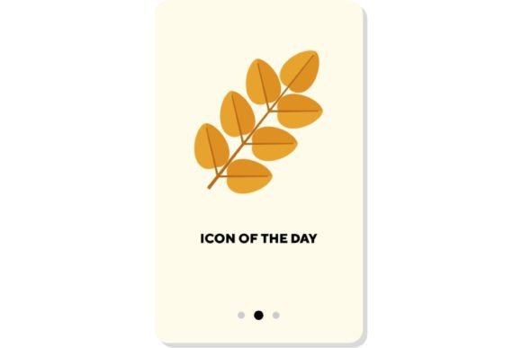 Integrating the Twigs Flat Icon: Yellow Branch Isolated into Modern Design Workflows