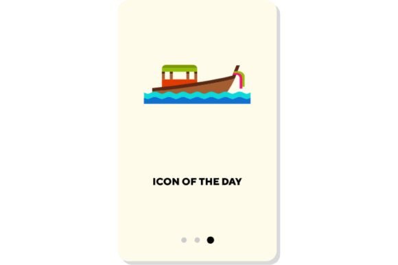 Integrating Wooden Ships Flat Icon. Sailor Ship Isol into Modern Digital Design Workflows
