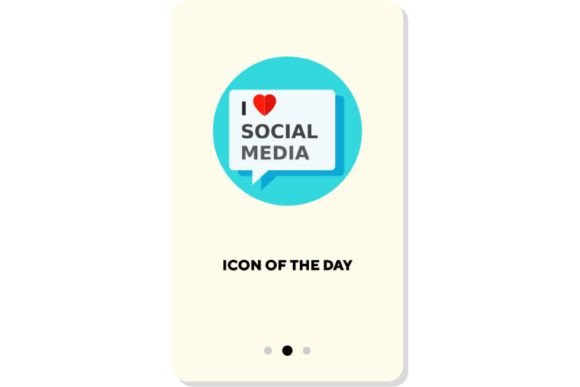 Social Media Flat Icon. Data Chatting Is: Integrating Visual Communication into Modern Digital Workflows