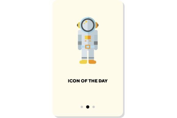 Space Travelling Flat Icon. Equipment Sp: Strategic Visuals for Modern Digital Interfaces