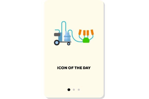 Supplying Milk Flat Icon. Farm Equipment: Visualizing the Dairy Supply Chain