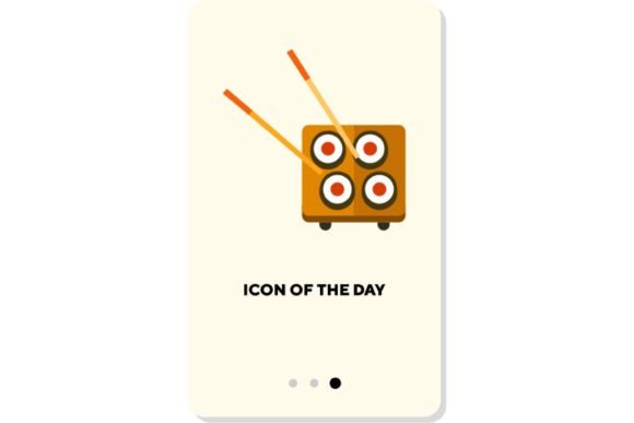 Sushi Rolls Flat Icon. Salmon Roll Isola: Strategic Visual Assets for Digital Communication