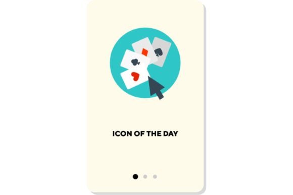 Trying Your Luck Thin Flat Icon: Elevating Digital Design with Casino and Gambling Symbols
