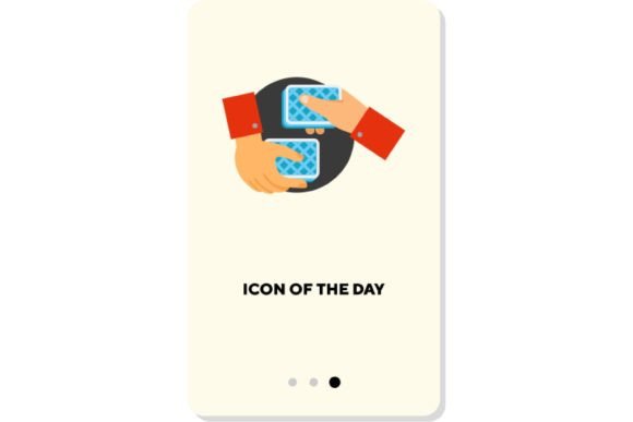 Understanding the Poker Flat Icon: Cards and Hand, Play Isolated Sign for Digital Design