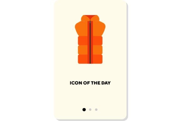 Waistcoat and Vest Flat Icon: Elevating Digital Fashion Design with Precision
